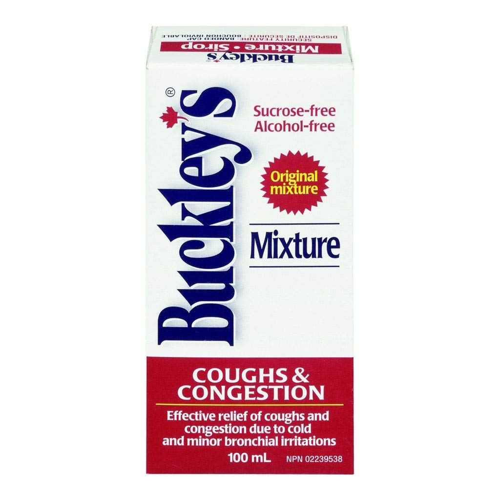 Buckley's Original Cough Syrup – 2 x 100 mL Bottles | Classic Herbal Cough Relief