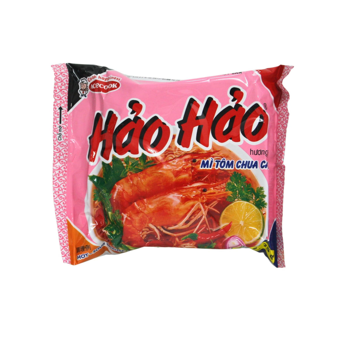 Acecook Hao Hao Vietnam Spicy Shrimp Noodles – 30-Pack Case | BUTO