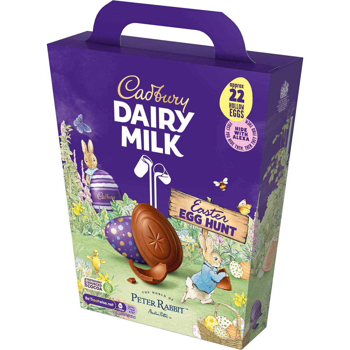 Cadbury Egg Hunt Pack 317g – 22 Hollow Milk Chocolate Eggs (UK Imported)