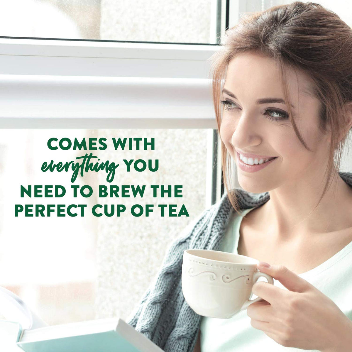 Calming Blends Diverticulitis Tea — Organic, Caffeine Free, Includes Tea Strainer