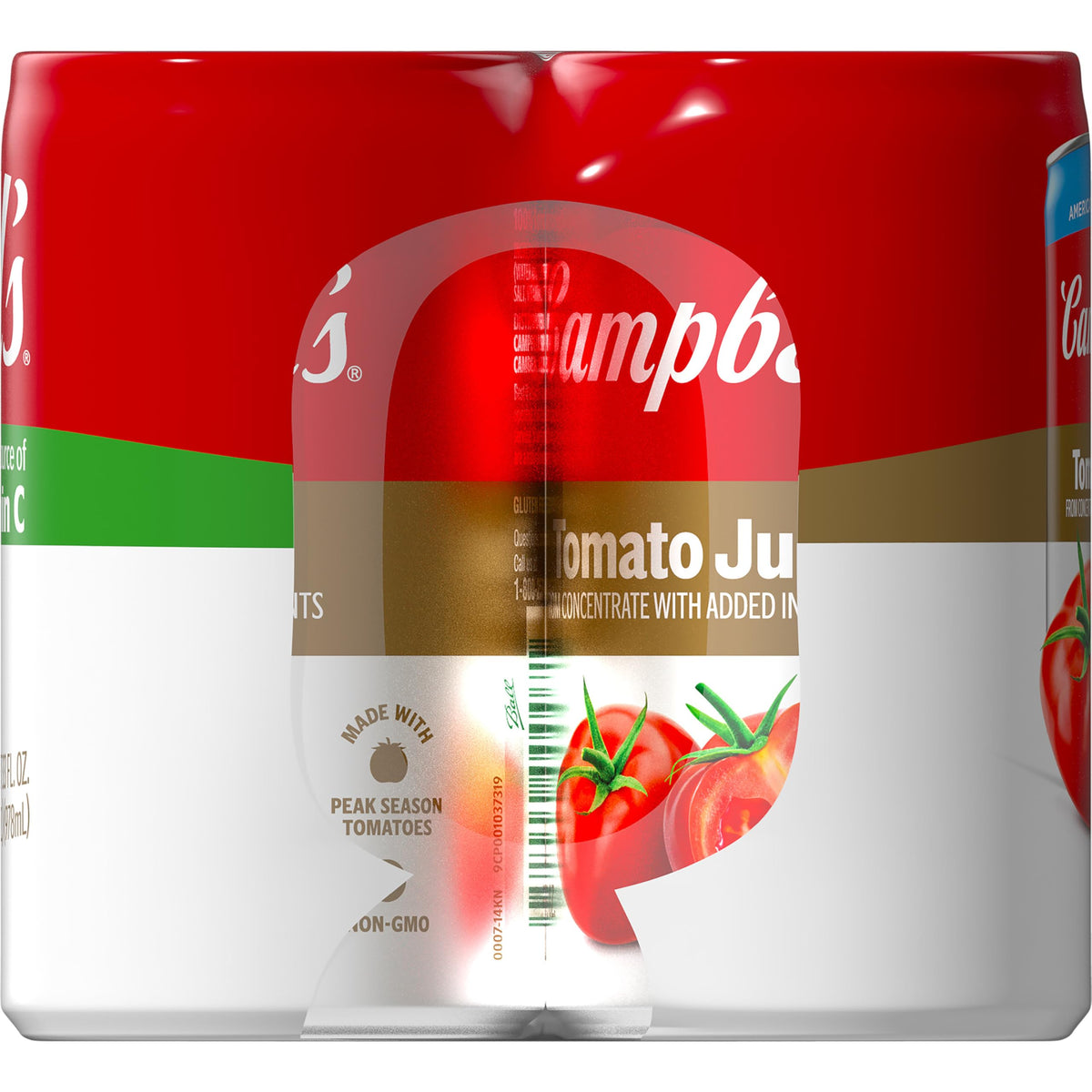 Campbell's 100% Tomato Juice – 5.5 fl oz Can (48 Pack) | Gluten-Free & Non-GMO