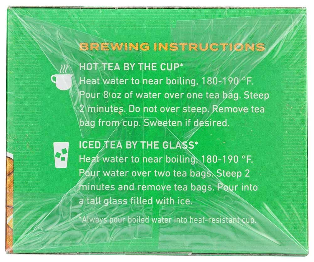 Celestial Seasonings Green Tea, Honey Lemon Ginseng — 6 Pack (20 Tea Bags Each)