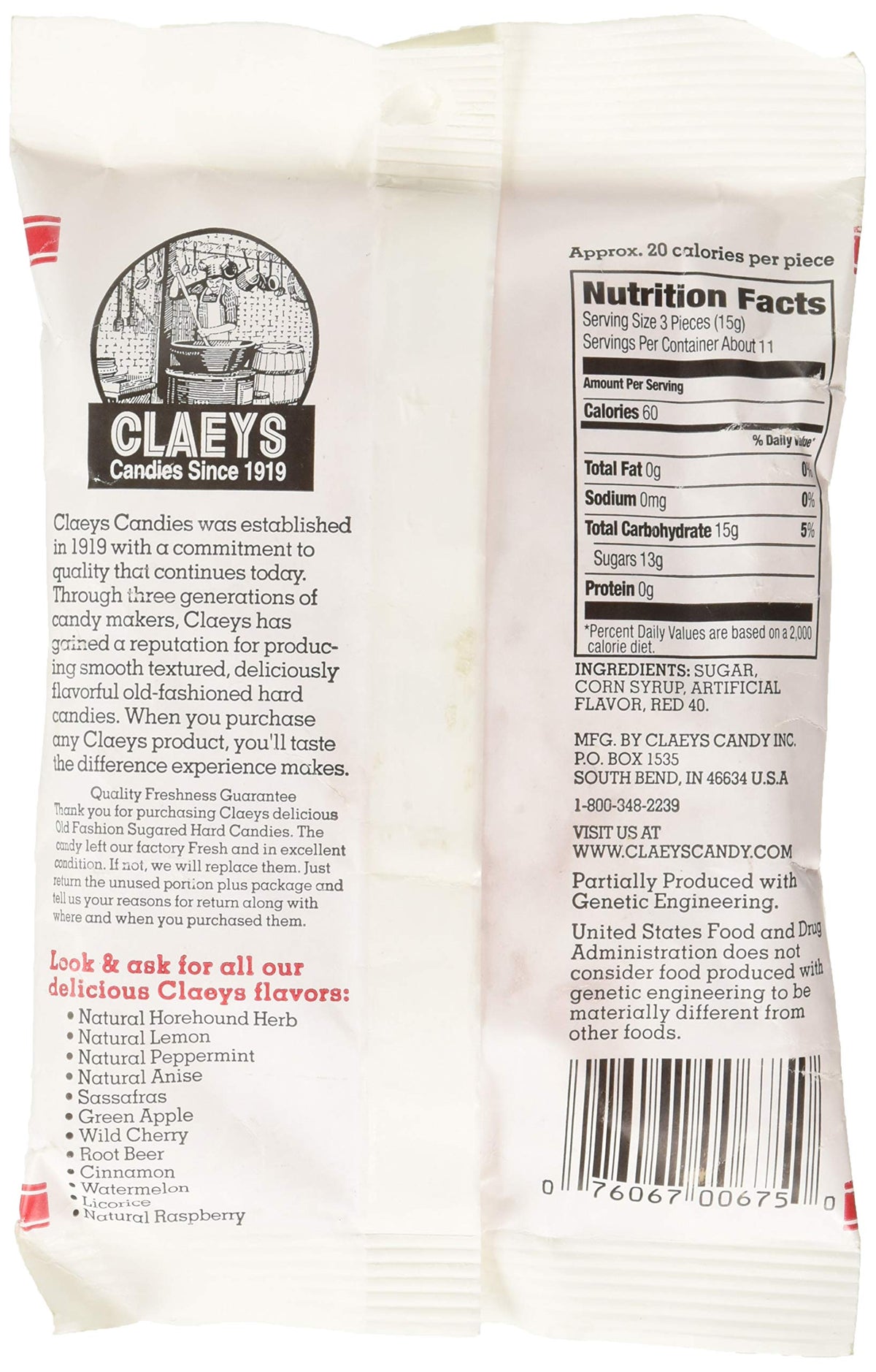 Claeys Old Fashioned Cinnamon Candy – 12 Pack, 6-Ounce Bags (USA Made)