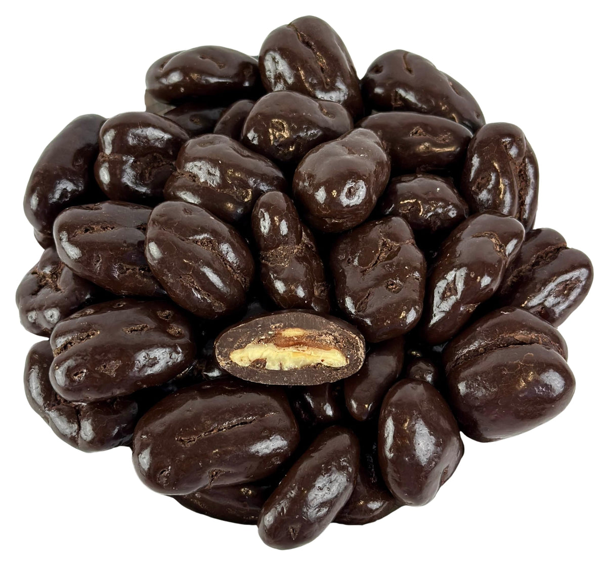 Dark Chocolate Covered Pecans – 1 Pound | Cozy Confections