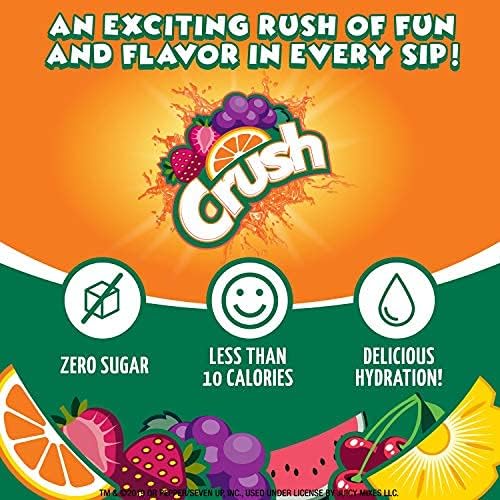 Crush Orange Powder Drink Mix – Sugar Free, 72 Servings for Flavorful Hydration