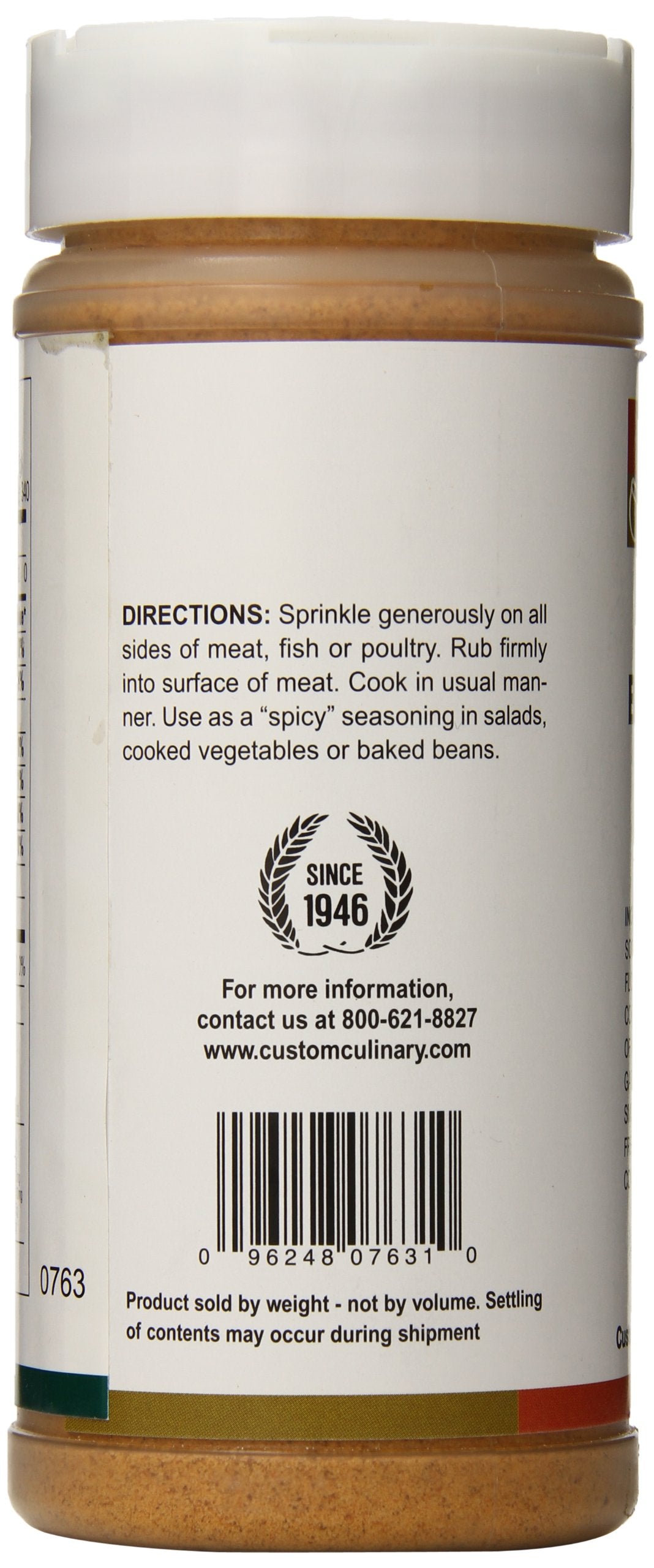 Custom Culinary Pork Barbeque Spice, 12 Ounce – Versatile Rub for Pork and More