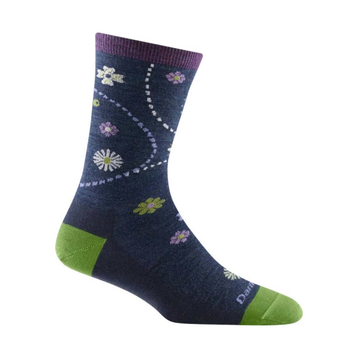 Darn Tough Vermont Women's Garden Lightweight Lifestyle Crew - Bellflower