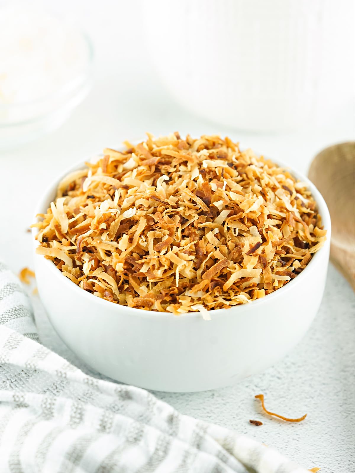 Toasted Sweet Coconut Flakes | Dasher's Spice & Beans | 1.5 lb | Packed in USA