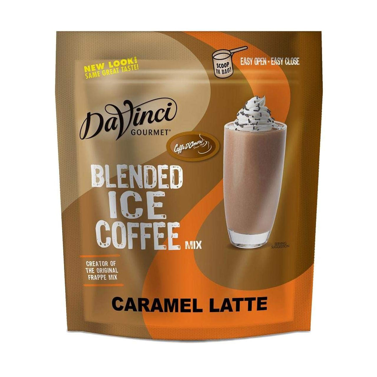DaVinci Gourmet Caramel Blended Iced Coffee Mix, 3 lb