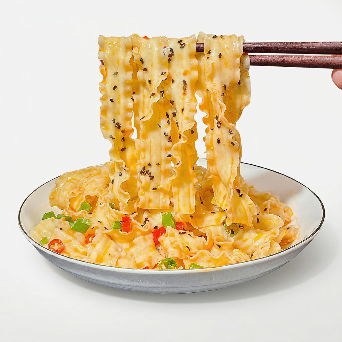 DGYLHBJ Authentic Knife Cut Noodles - 17.63oz Pack of 2, Clean & Vegan