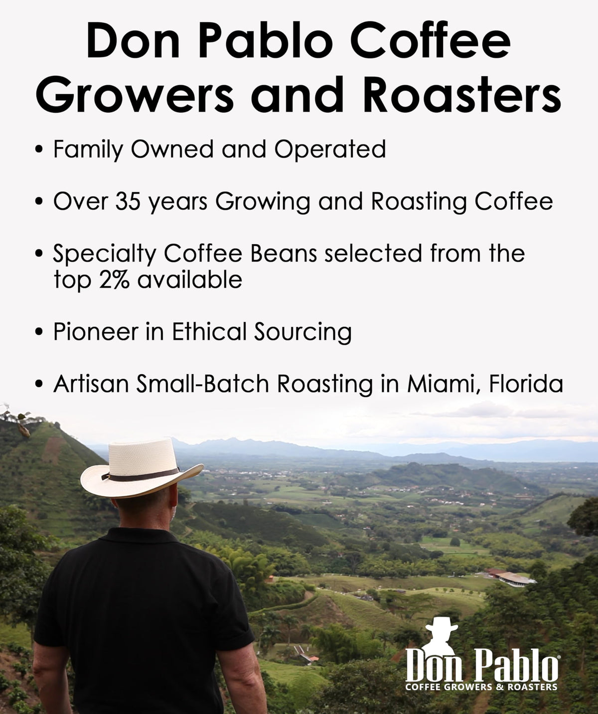 Don Pablo Signature Blend - Limited Edition Dark Roast Coffee, 2 lb Whole Bean