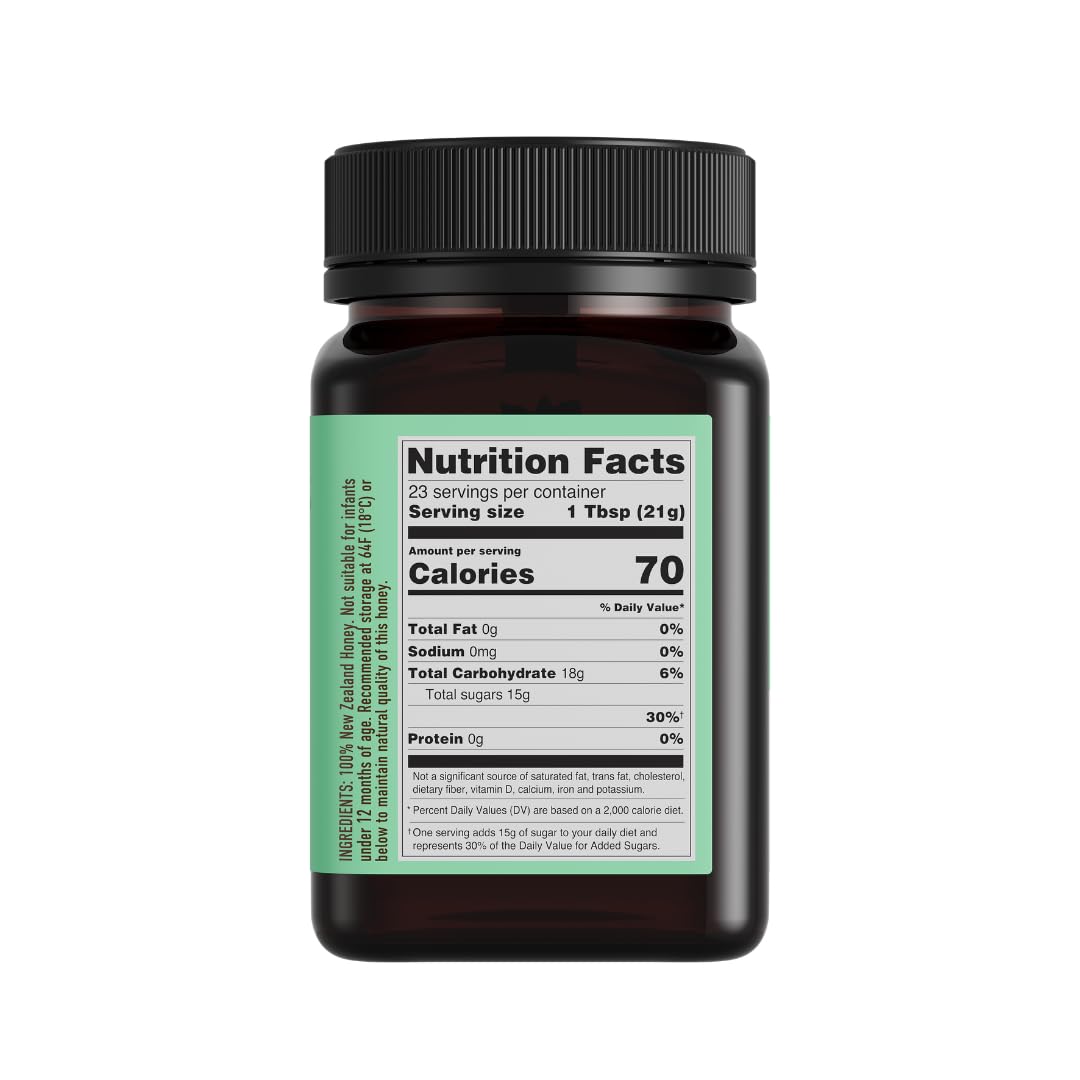Egmont Honey Manuka Honey MGO 265+ UMF 10+ 500g | Pure Raw New Zealand Mānuka