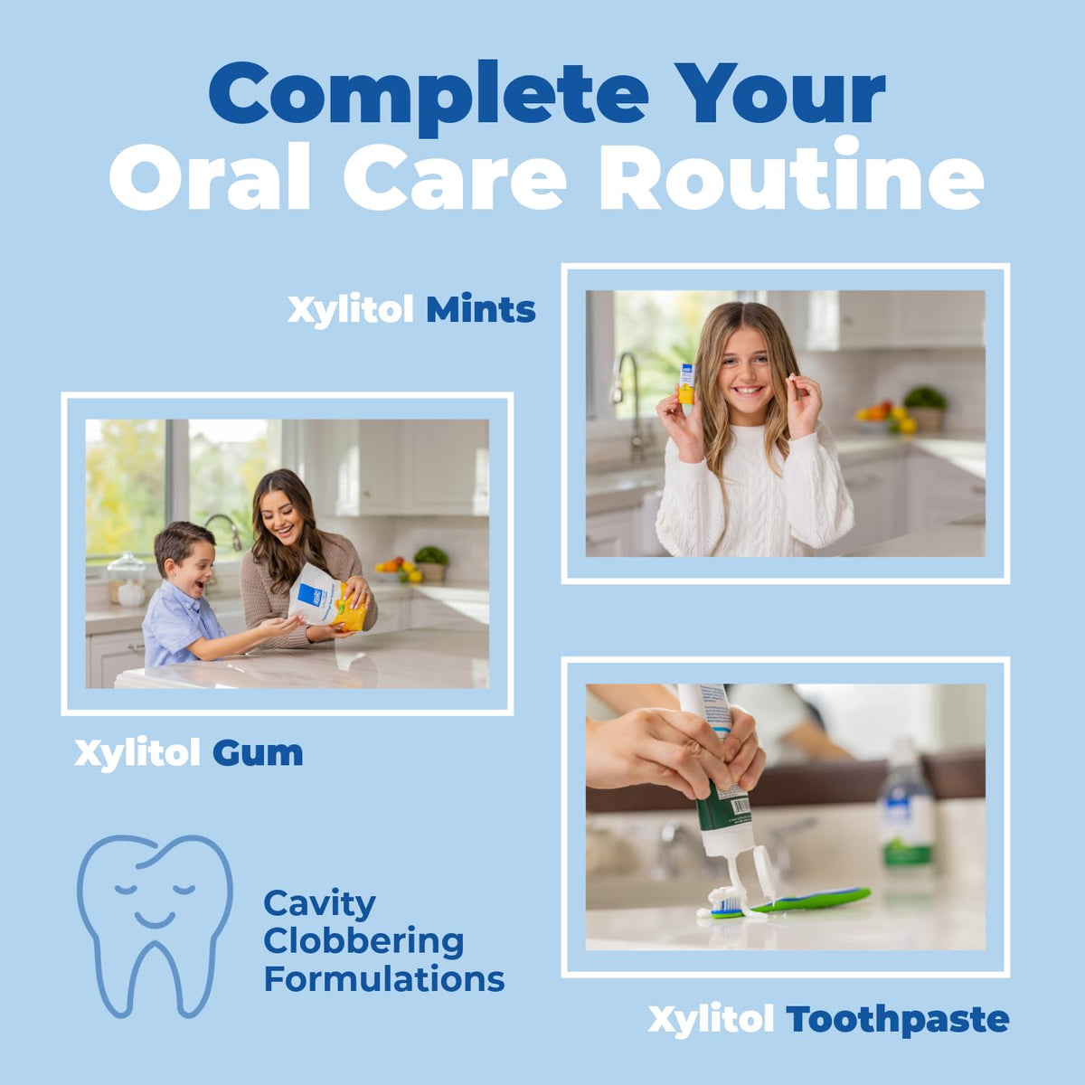 Epic 100% Xylitol Bubblegum Chewing Gum — Sugar Free, Aspartame Free, 12 Pieces