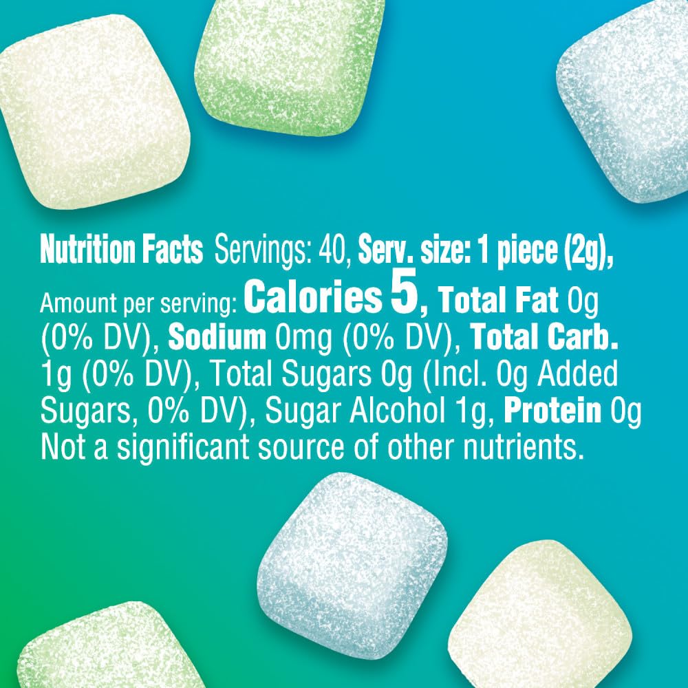 EXTRA Refreshers Mint Mix Gum – 6 Bottles x 40 Pieces | Long-Lasting Fresh Breath