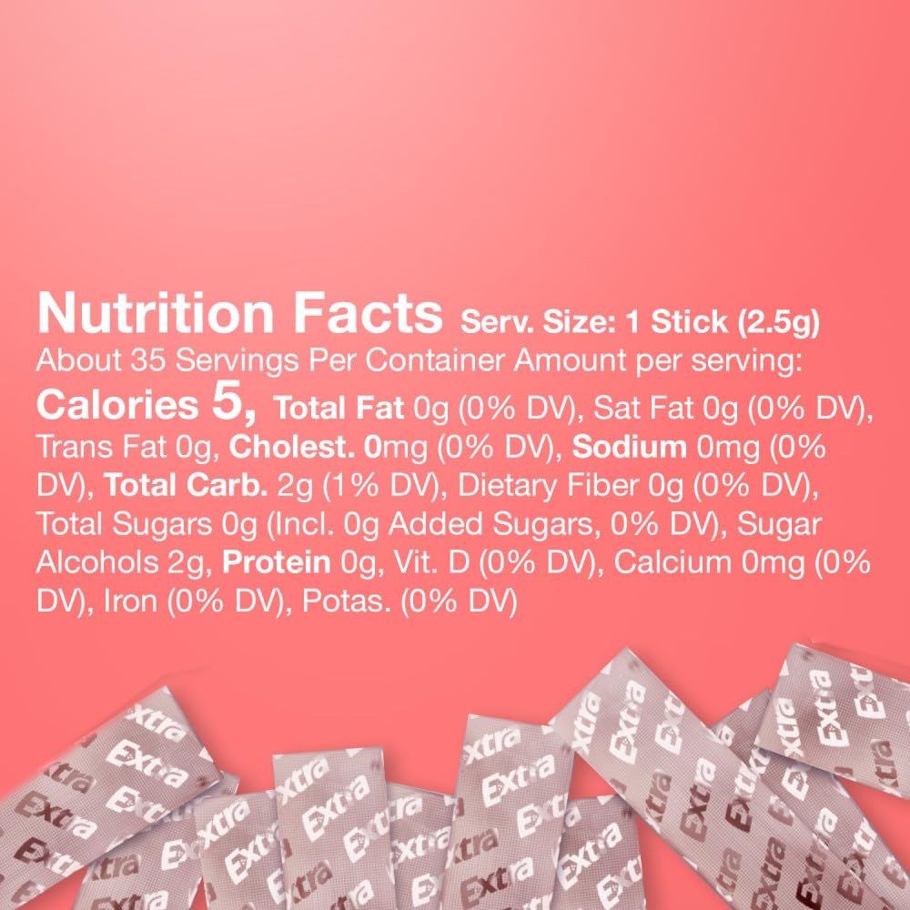 Extra Sweet Watermelon Sugar Free Gum Mega Bulk Pack – 210 Sticks