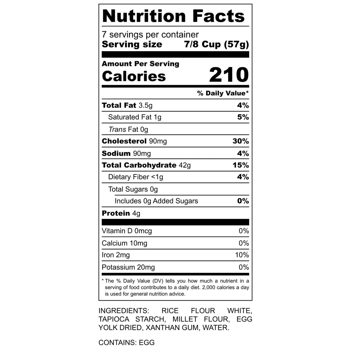 Farmhouse Preserve Gluten Free Medium Double Egg Noodle Pasta – Rice Flour, 20 oz (2-Pack)