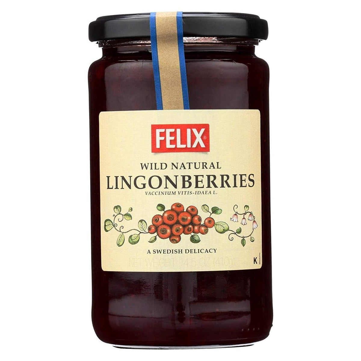 Felix Wild Lingonberries Spread – 14.5 oz Jars (Pack of 8)