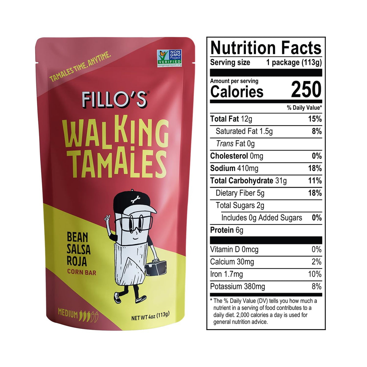 Fillo’s Tamales Variety Pack (7 Pack) – Ready-to-Eat Gluten-Free Vegan Mexican Tamales with Salsa Verde, Roja & Habanero