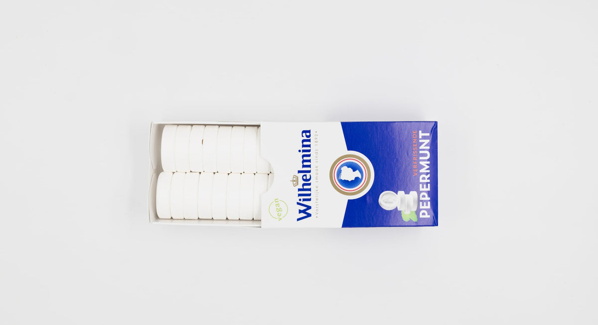 Fortuin Wilhelmina Mints 3.5 oz Box (Pack of 12) – Peppermint Mints Imported from Holland