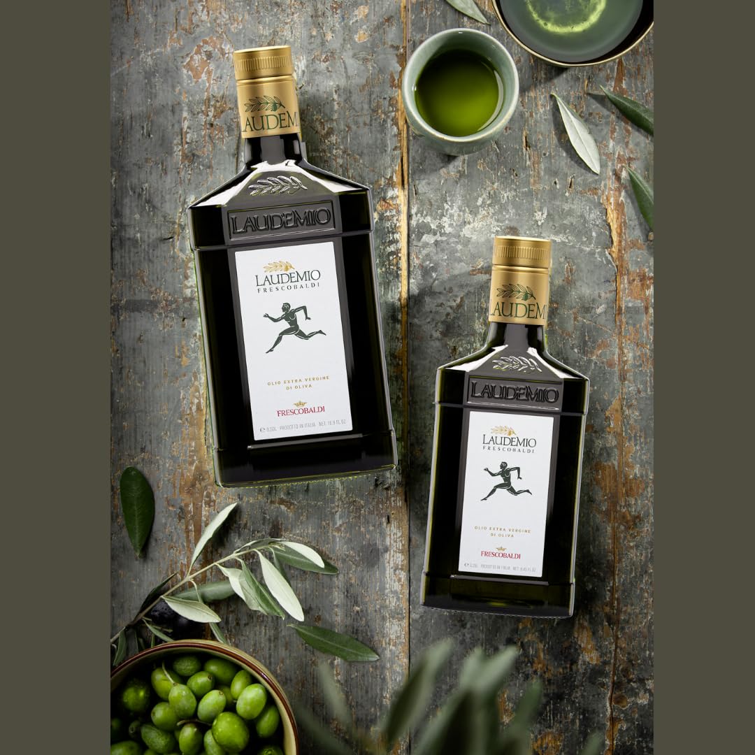 Frescobaldi Laudemio Extra Virgin Olive Oil – Premium Tuscan EVOO, Low Acidity, 250ml