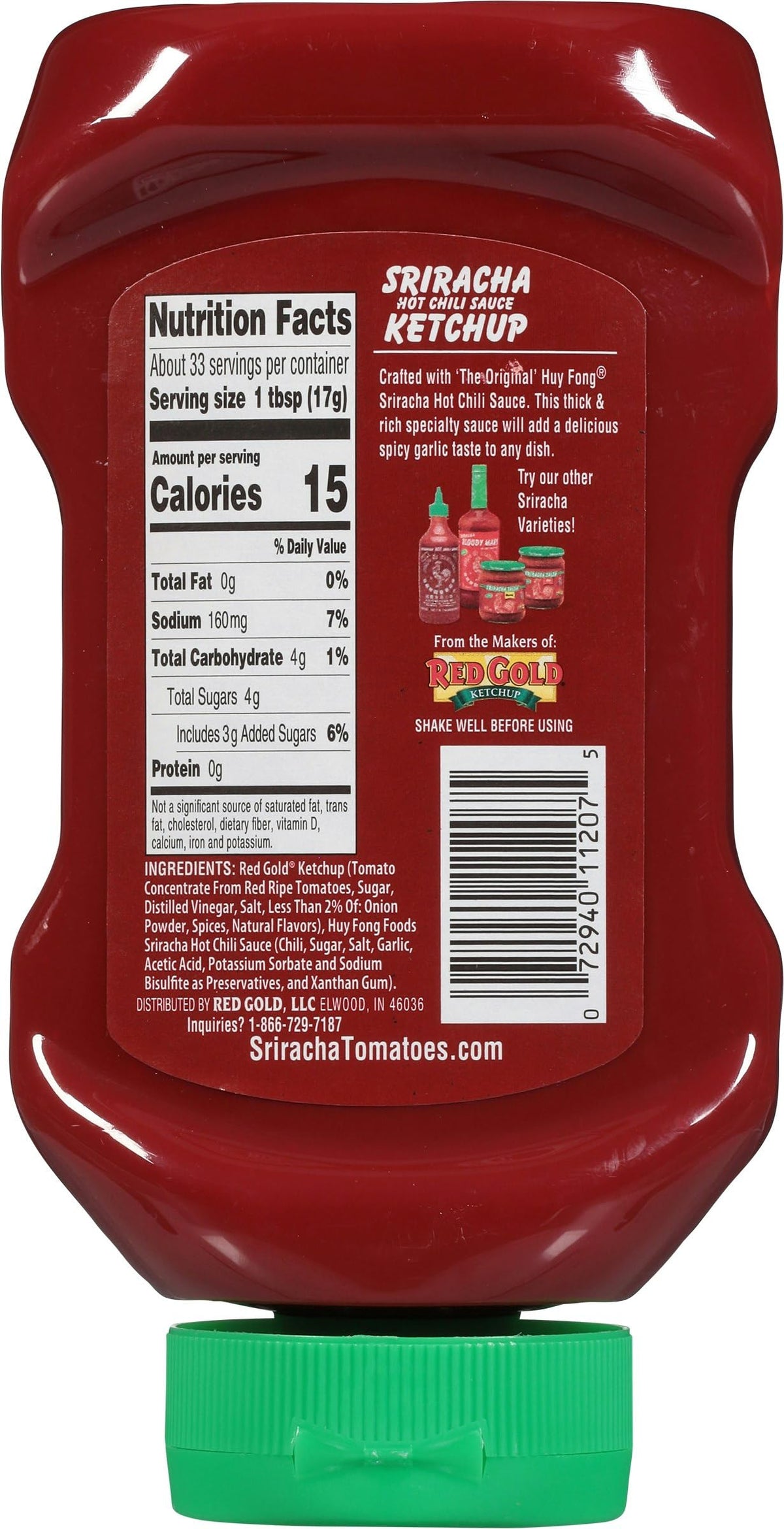 Generic H.uy Fong Sriracha Style Ketchup 20 oz – Pack of 6