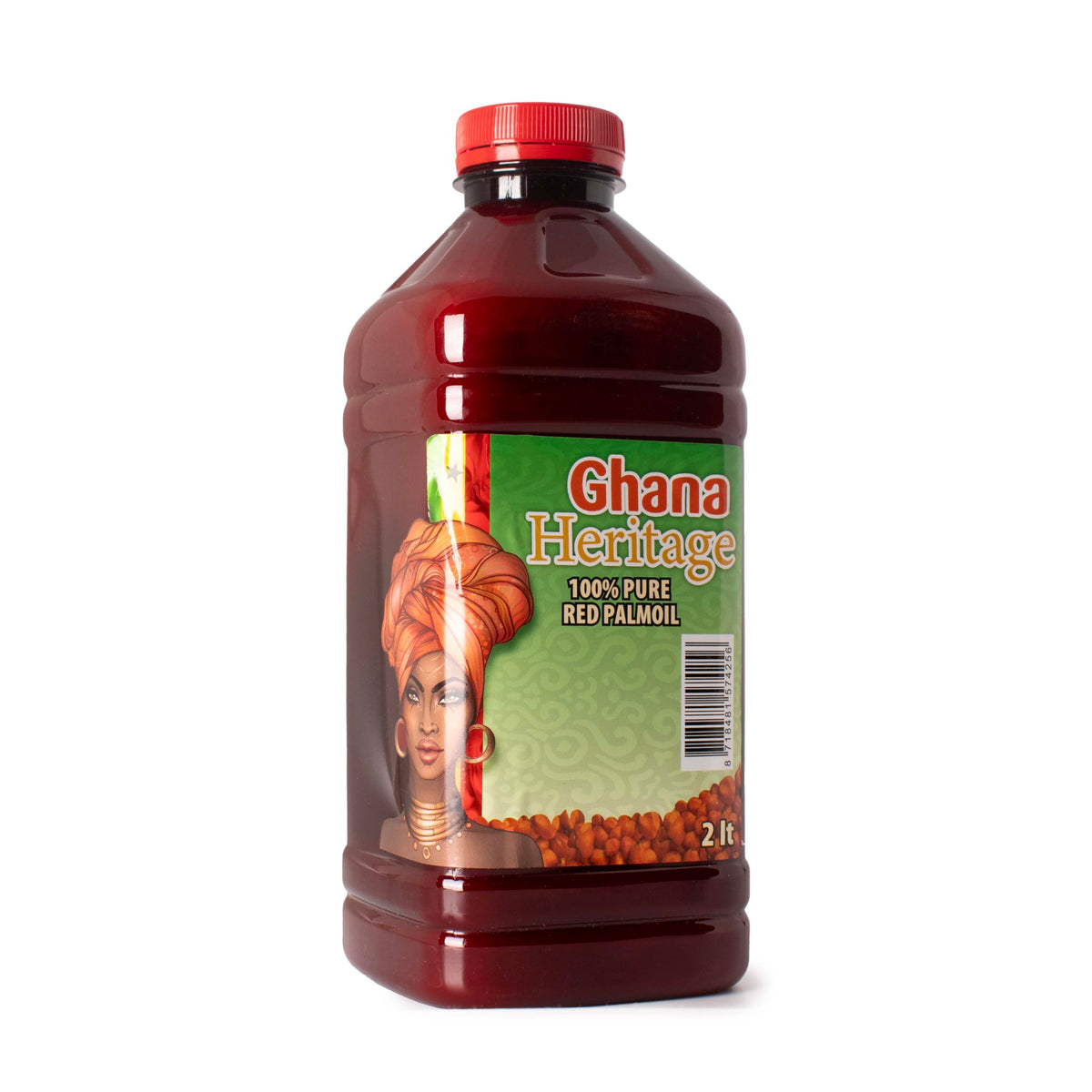 Ghana Heritage 100% Red Palm Oil – 2L Pure African Palm Oil for Cooking