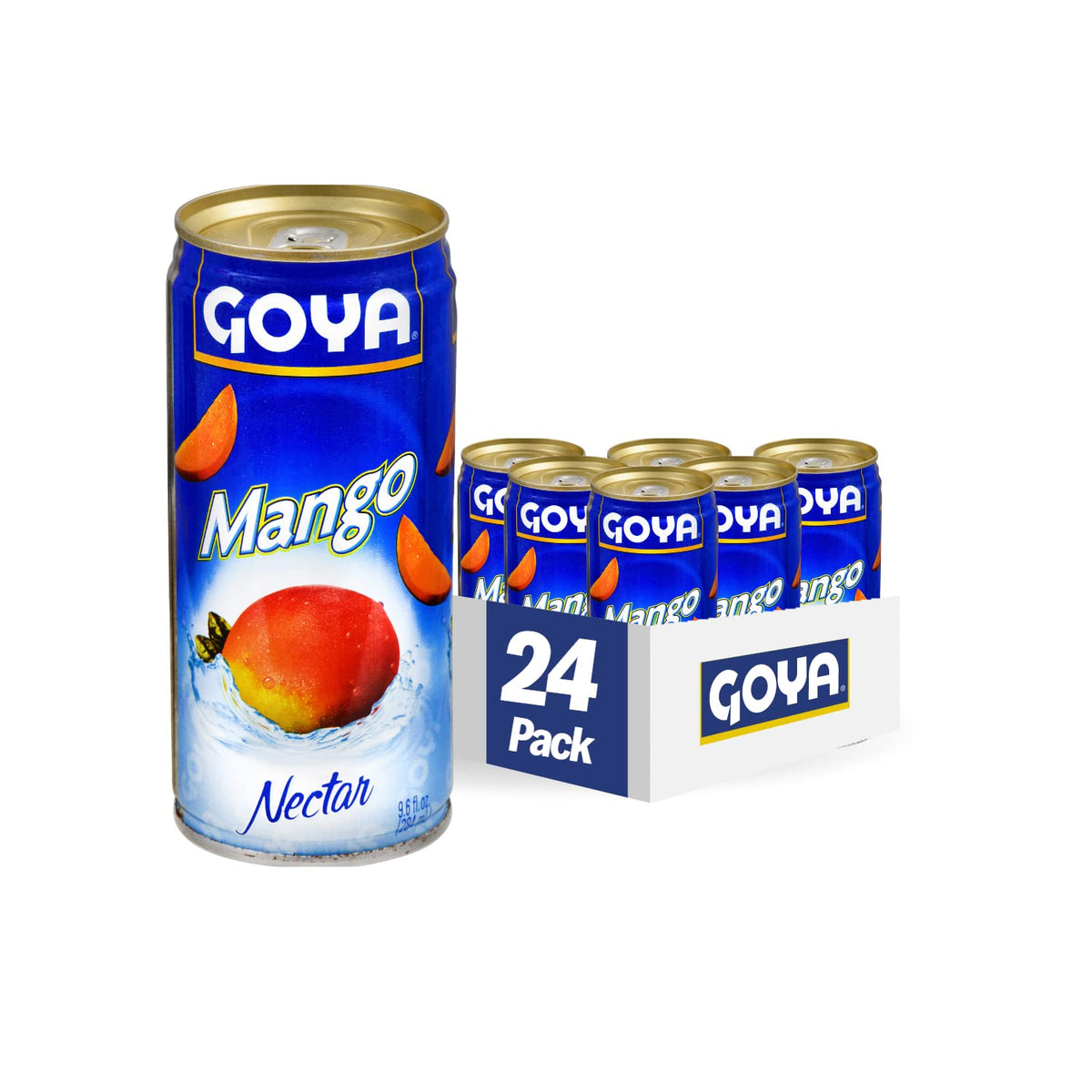 Goya Mango Nectar 9.6 oz – Pack of 24 | 100% Natural Caribbean Flavor