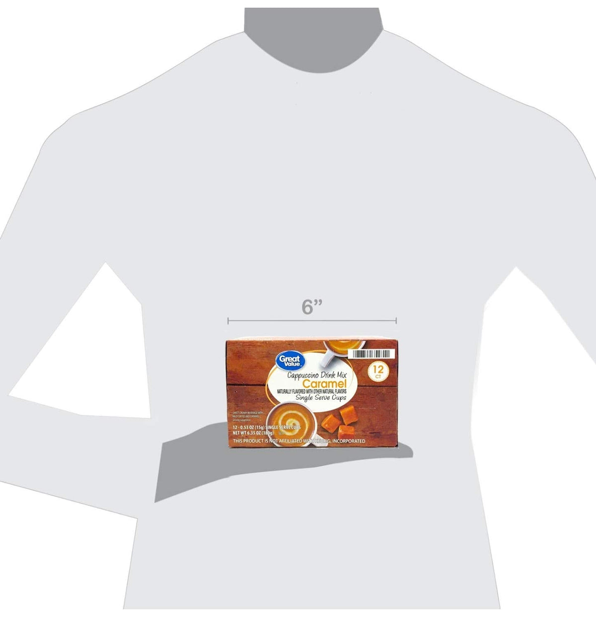 Great Value Cappuccino Pods – Caramel Cappuccino, 12 Count (Pack of 3) | Single-Serve Coffee Pods