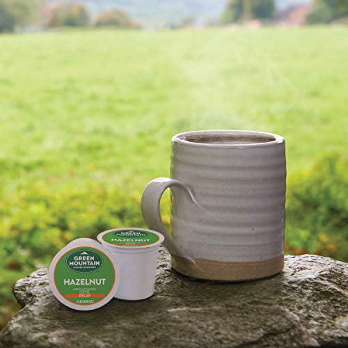 Green Mountain Coffee Roasters Hazelnut Decaf K-Cups, Light Roast, 48 Count