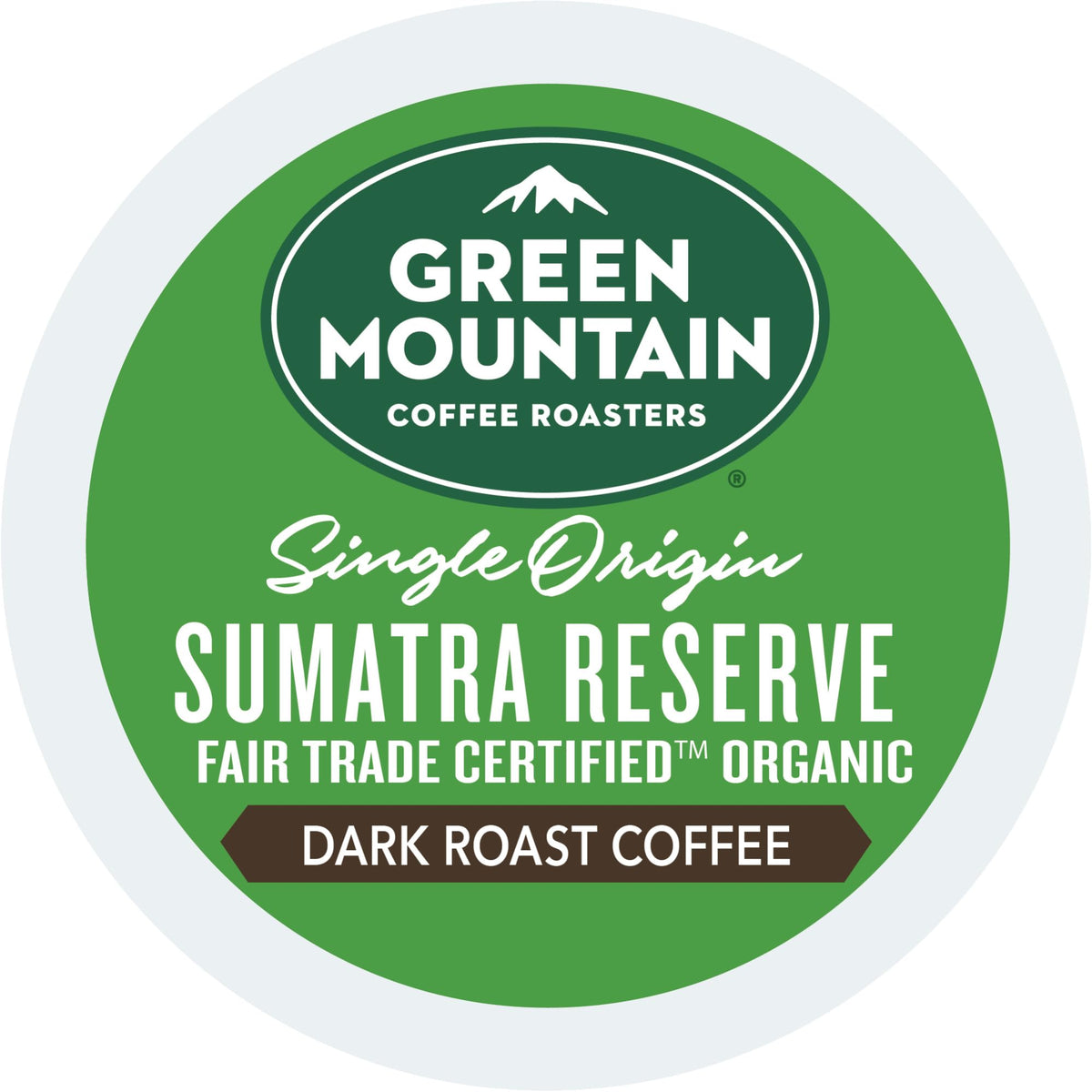 Green Mountain Coffee Roasters Sumatra Reserve, 60ct K-Cup Pods — Single Origin Dark Roast