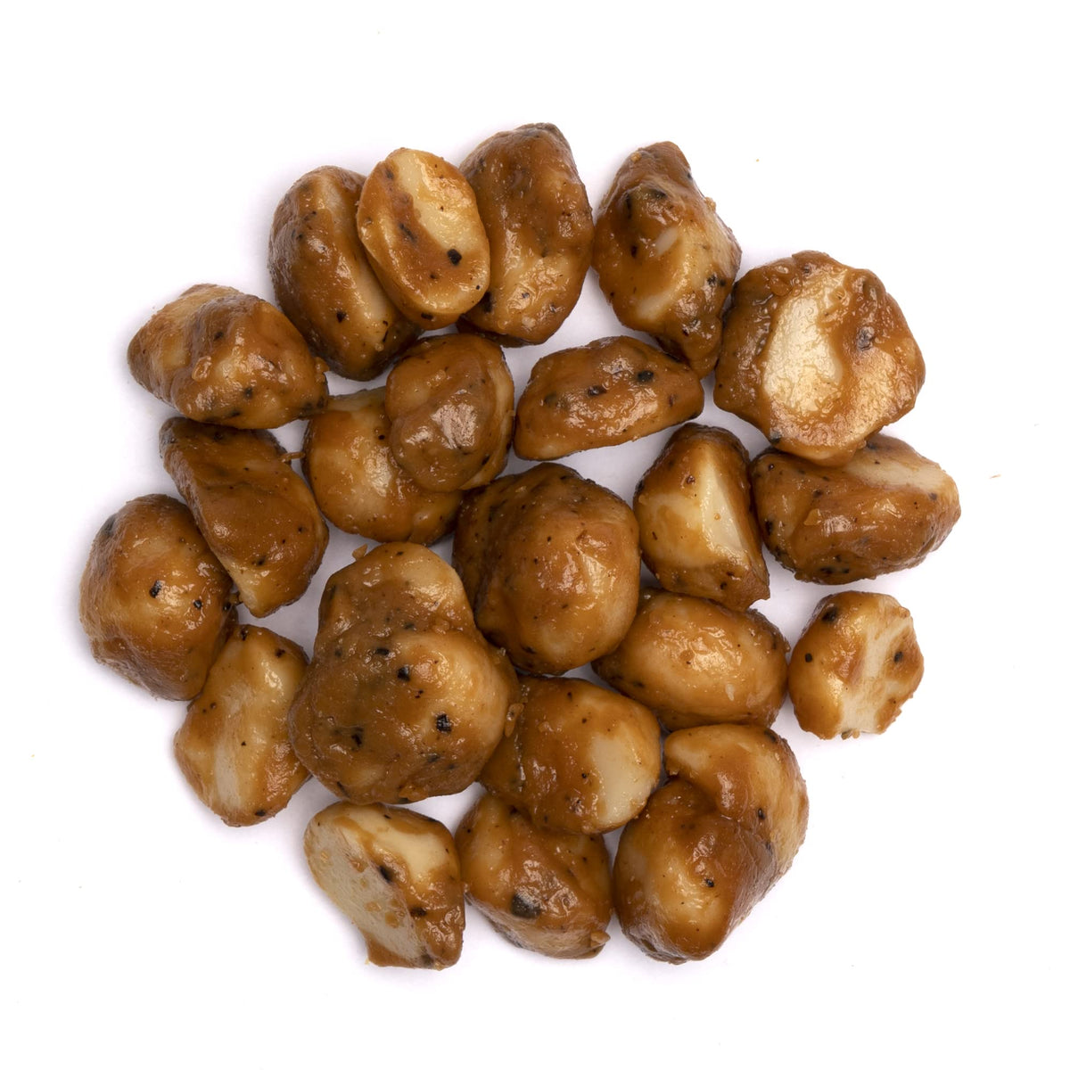 Hamakua Macadamia Nuts – Sweet Kona Coffee Glaze | Hawaiian Grown Half & Whole Nuts