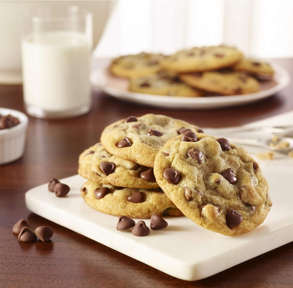 Hersheys Zero Sugar Chocolate Baking Chips - 2-Pack (8 oz each) | Gluten Free