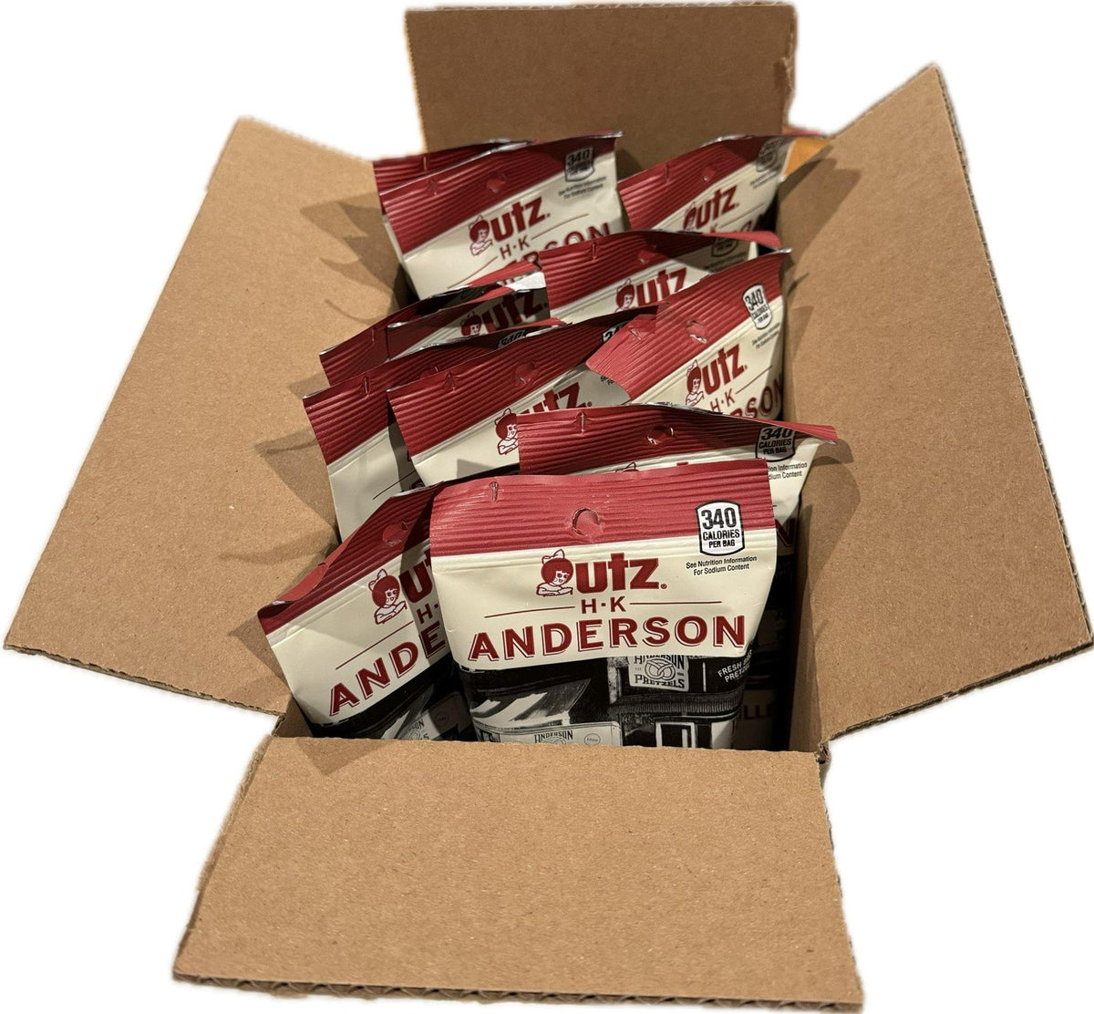 HK Anderson Peanut Butter Filled Pretzel Nuggets – 2.5oz Bag (12-Pack)