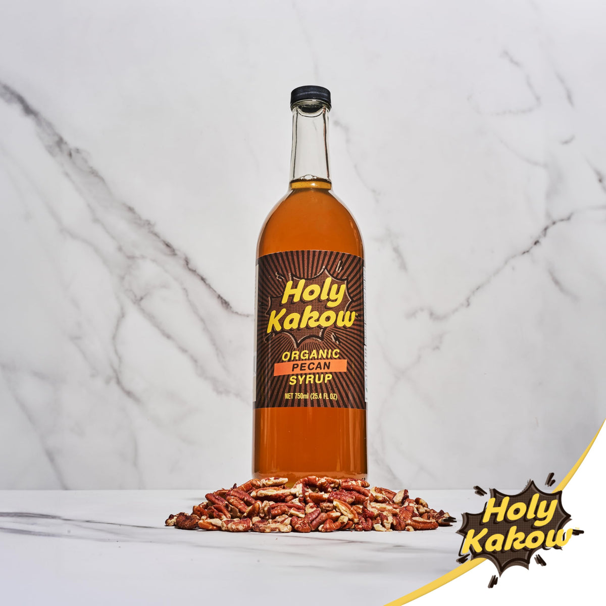 Holy Kakow Cafe Organic Pecan Syrup 750ml