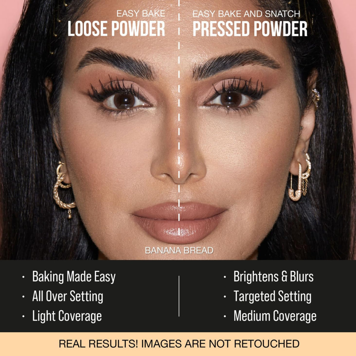 HUDABEAUTY Mini Easy Bake Loose Setting Powder Banana Bread - 6 g
