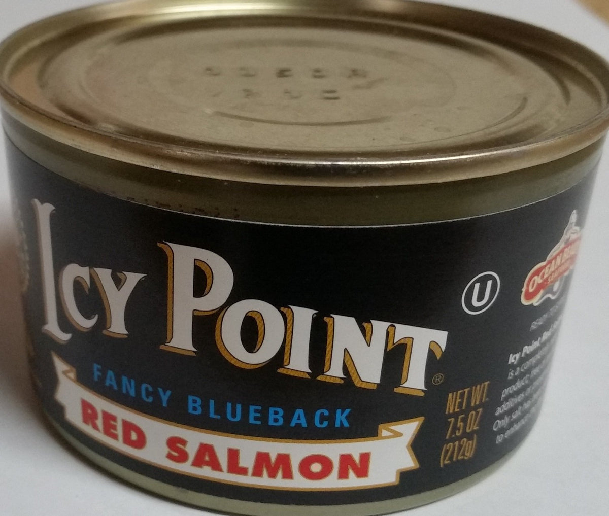 Icy Point Alaska Red Salmon (Sockeye) – 7.5-Ounce Cans (Pack of 6) | Wild-Caught & All-Natural
