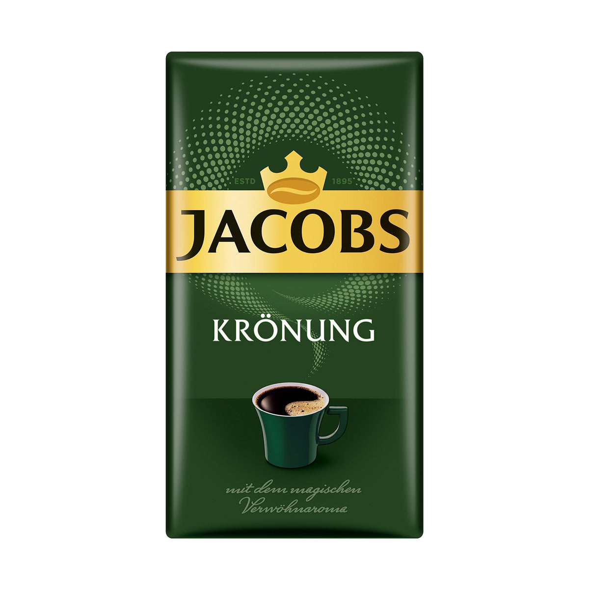 Jacobs Kronung Ground Coffee 500 g Pack of 6 – Rich Aroma & Smooth Brew
