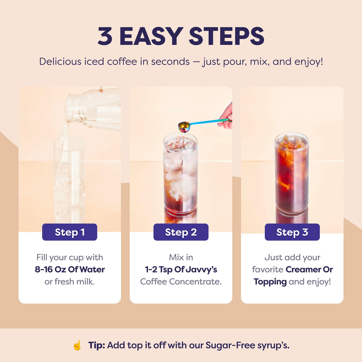 Javvy Coffee Concentrate Mocha – 35 Servings for Cold Brew & Hot Drinks