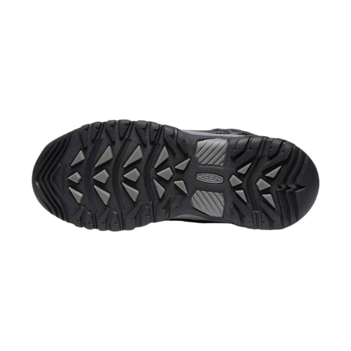 KEEN Big Kids' Targhee Low - Black/Steel Grey