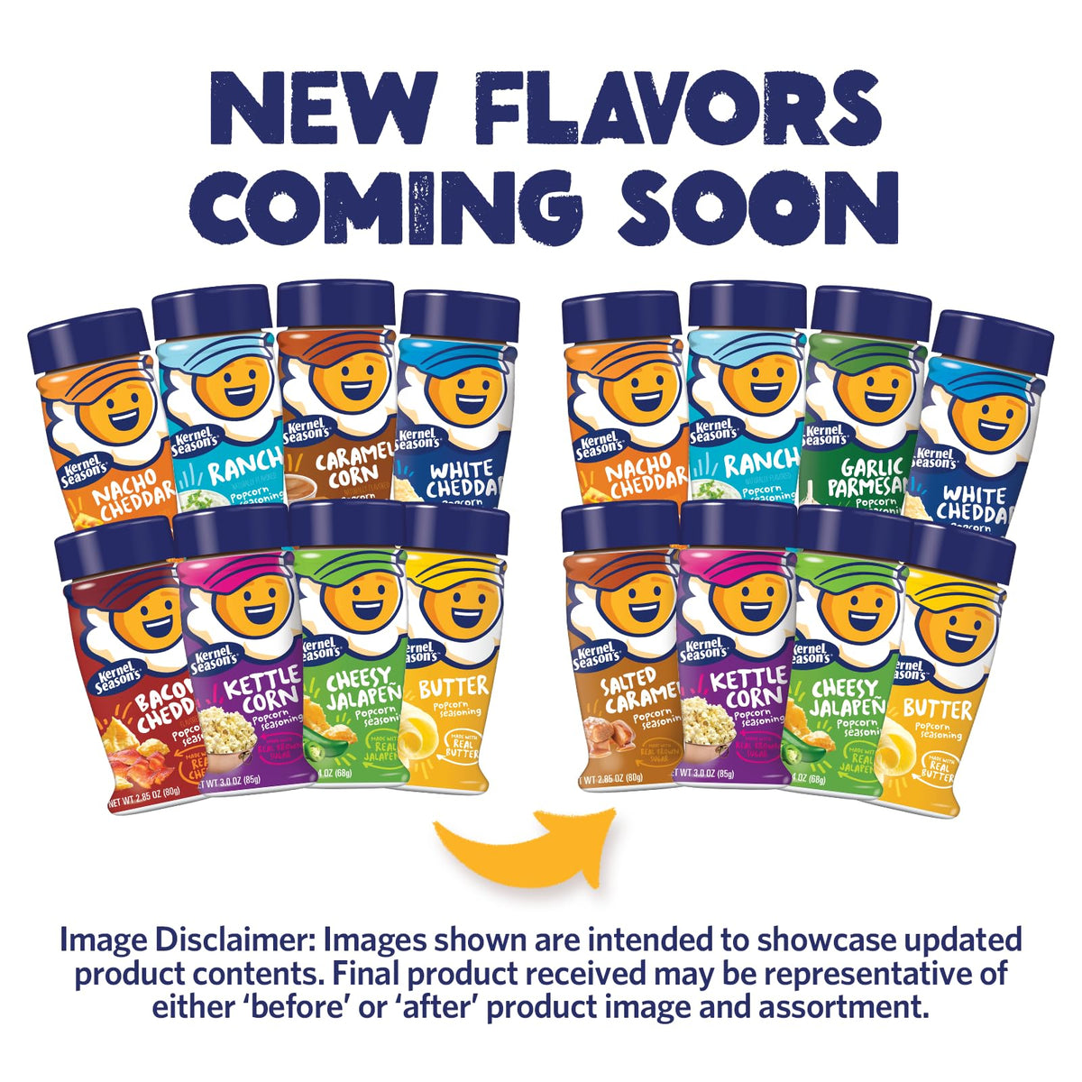 Kernel Season's Popcorn Seasoning Variety Pack – Full Size Jars (Pack of 8)