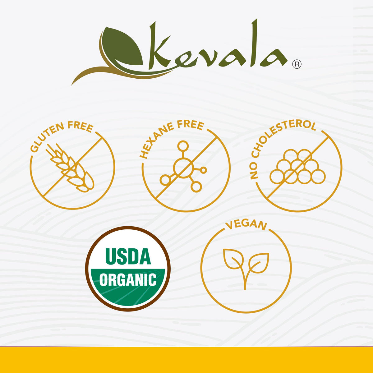 Kevala Organic Sunflower Oil – Vitamin E Rich, Cholesterol-Free, 128 fl oz