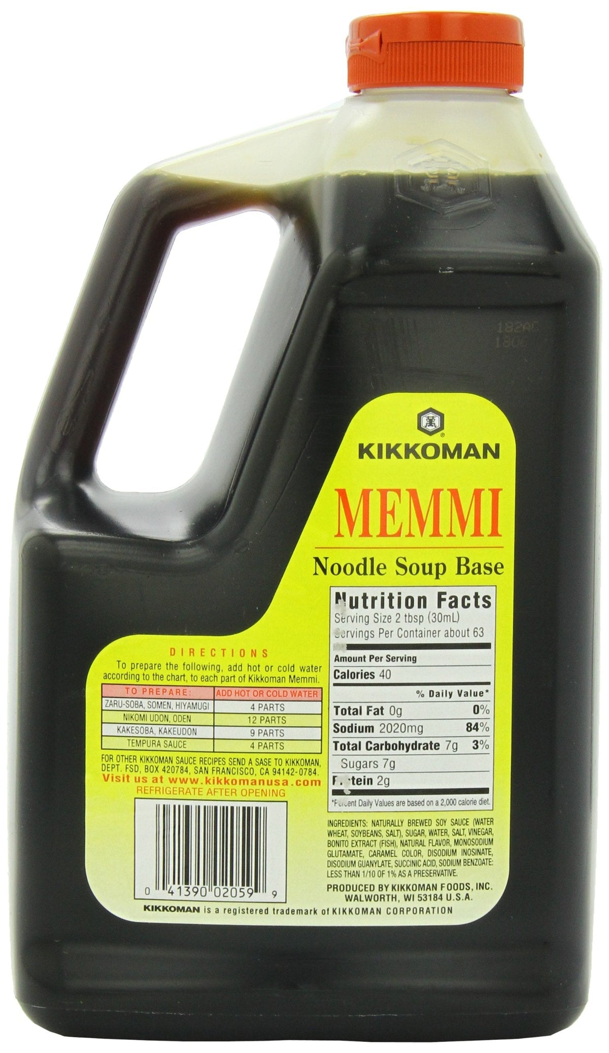 Kikkoman Memmi Noodle Soup Base, 64oz – Quick, Rich Ramen Broth