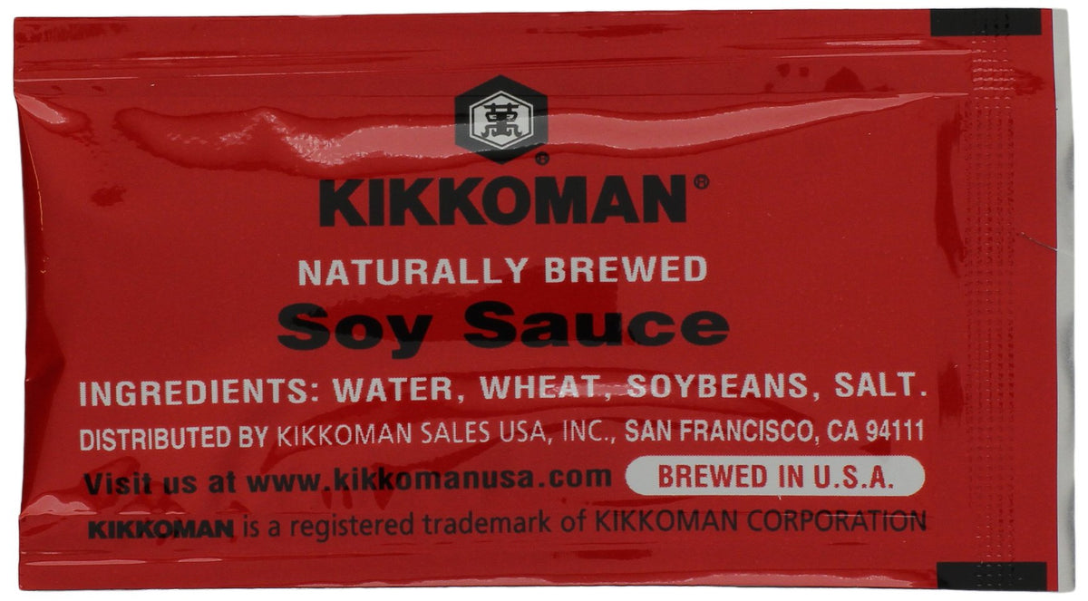 Kikkoman Soy Sauce Packets – 200-Count, Naturally Brewed All-Purpose Seasoning