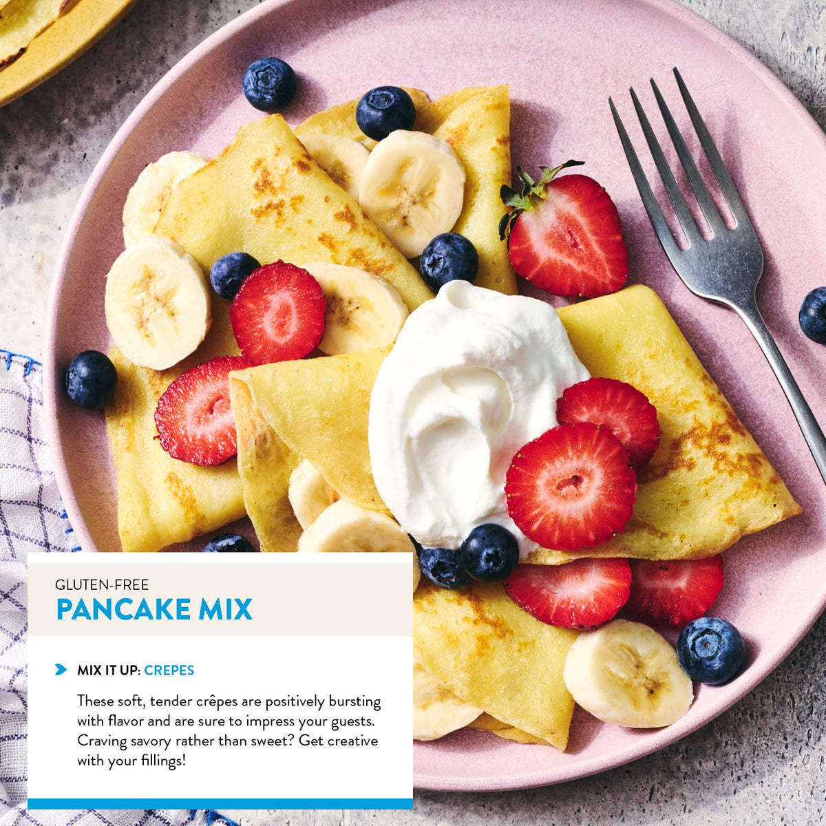 King Arthur Gluten Free Classic Pancake Mix – 6x15oz, Non-GMO, Kosher Certified