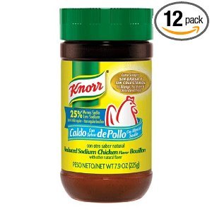 Knorr Savoury Sauce, Reduced Sodium Chicken Bouillon Cubes — 7.9 oz, Pack of 12