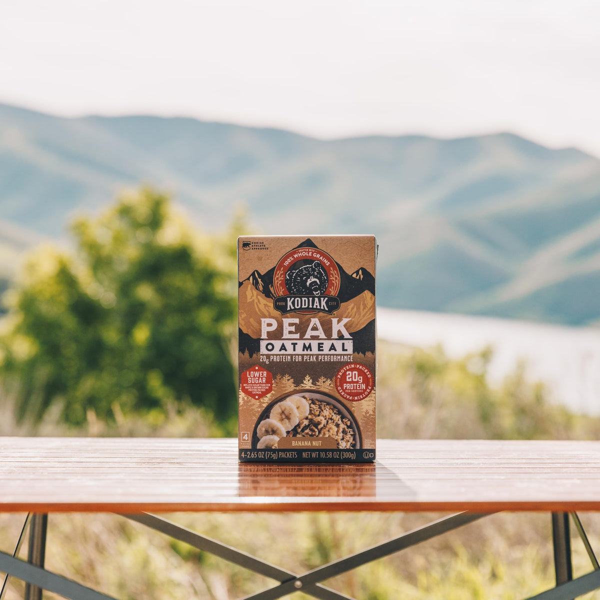 Kodiak Cakes Peak Banana Nut Oatmeal Packets – 20g Protein, Whole Grains