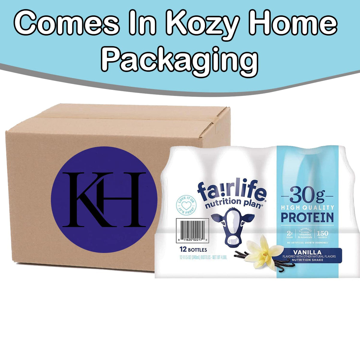 Kozy Home: Fairlife Nutrition Protein Shakes – 12 Pack, 30g Protein, Lactose-Free, Low Sugar, Vanilla/Chocolate/Salted Caramel/Strawberry