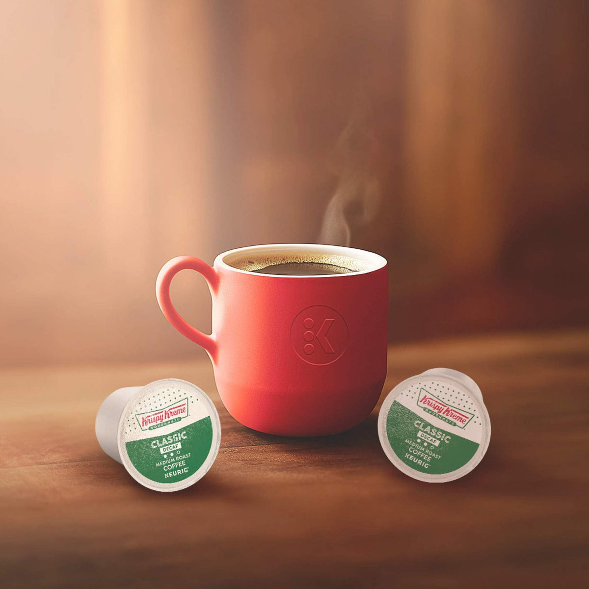 Krispy Kreme Classic Decaf K-Cup Pods | Medium Roast Coffee, 72-Count