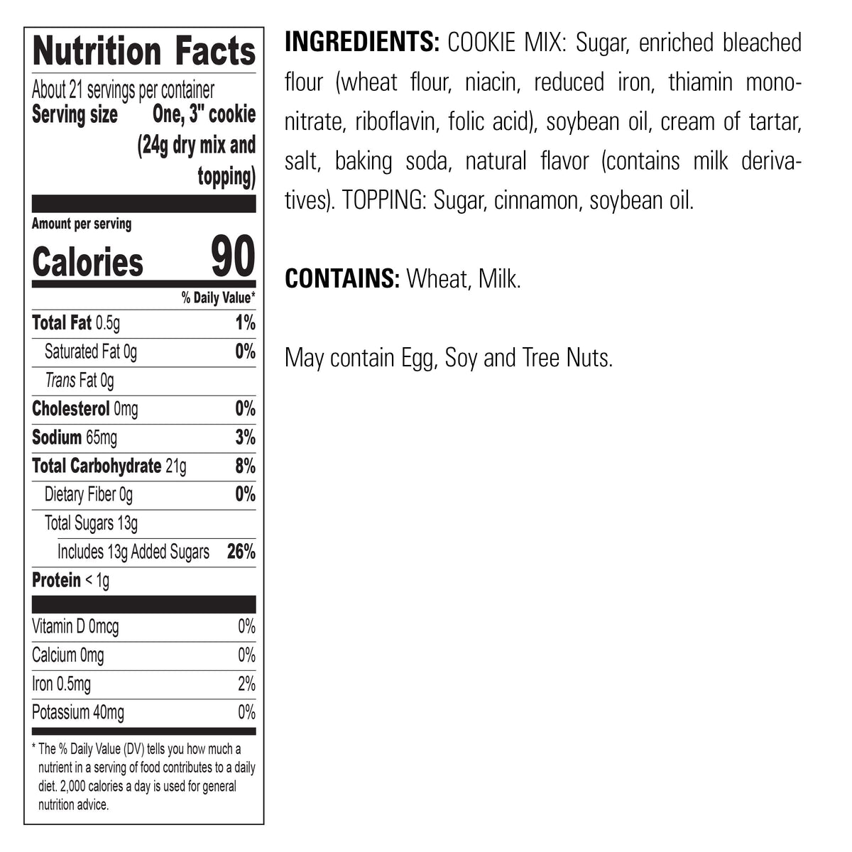 Krusteaz Snickerdoodle Cookie Mix – 12-Pack, Cinnamon Sugar Pouch Included, 17.5 oz Each