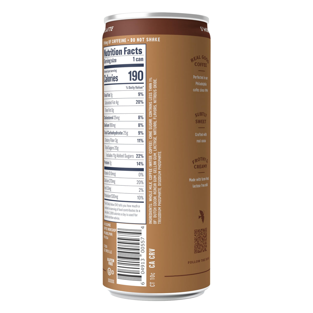 La Colombe S'mores Latte Cold Brew Draft Latte — 11 fl oz Cans (Pack of 12)